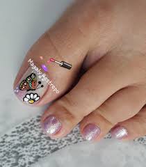 Diseño chik de uñas para el pie. Pies Unas De Gel Para Pies Disenos De Unas Pies Manicura De Unas