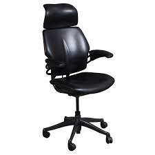 Humanscale Freedom Used Leather Task Chair Black National Office Interiors And Liquidators