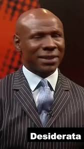 Chris Eubank reciting Desiderata during interview with George Galloway