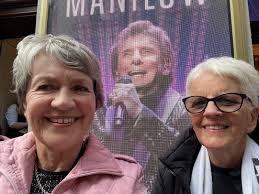 My Mum and her friend Sheila Brennan just arrived at the Palladium xx Life  long friends & Barry fan's ❤️ Special day for them both xx