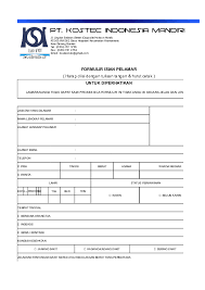 Maybe you would like to learn more about one of these? Formulir Isian Pelamar Docx Document