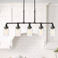 Get free shipping on qualified black, island pendant lights or buy online pick up in store today in the lighting department. Squire 38 Wide Rustic Black Kitchen Island Light Chandelier 20r09 Lamps Plus