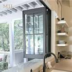 [Hot Item] Basic Customization Aluminium Balcony Tempered Glass Sliding and  Folding Window Grill Design Pella Accordion Aluminum Bifold Kitchen Window