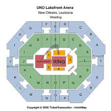 uno lakefront arena tickets in new orleans louisiana uno