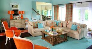 Maybe earth tones, possibly some blues and lavender. Epic Grey Orange Living Room Awesome Blue Gray Homes Decor