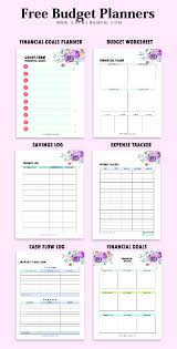Budget Template Binder 25 Free Financial Worksheets Budget Planner Free Budget Template Free Budget Planner