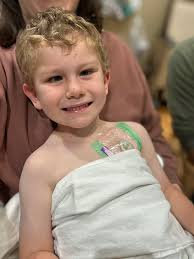 Boy finishes radiation treatment