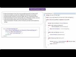 What Is Hibernatetemplate Hibernate In Spring Spring Tutorial Spring Framework Spring Source
