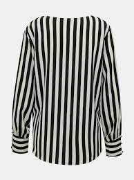 Shop over 100 top black and white striped blouse and earn cash back all in one place. Black And White Striped Blouse Only Uma Women S T Shirts Tops Differenta Com