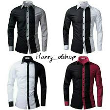 Atasan baju batik pria kemeja kombinasi 2 motif model terbaru. Jual Kemeja Pria Fashion Cowok Kombinasi Lengan Panjang Warna Hitam Abu Maroon Putih Baju Laki Laki Dunch Di Lapak Henry Olshop Bukalapak