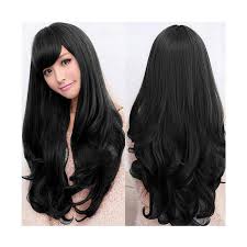 Short black sassy wavy hairstyle. Jual Bluelans Women Fashion Lolita Curly Wavy Long Full Wig Heat Resistant Cosplay Party Hair Black Online Desember 2020 Blibli