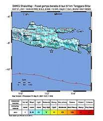 Gempa bumi berkekuatan 7,8 skala richter di. Gempa Bumi Jawa Timur Mei 2021 Wikipedia Bahasa Melayu Ensiklopedia Bebas