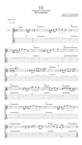 The Locomotions Till Guitar Tab Guitar Chords For Songs Guitar Tabs Guitar Sheet Music