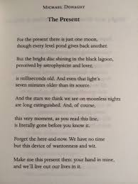 Michael Donaghy The Present Poetry Poetry Michael Presents