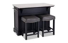 Arden 3 Piece Kitchen Island Set Wine Glass Storage Bob S Discount Furniture Bobs Furniture