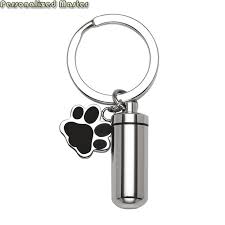 With many of our urns, only you will know that the piece is a container and memorial for your pet. Personalized Master Custom Pet Name Stainless Steel Cylinder Dog Paw Cremation Urn Keychain Keepsake Ashes Memorial Key Chains Customized Key Chains Aliexpress