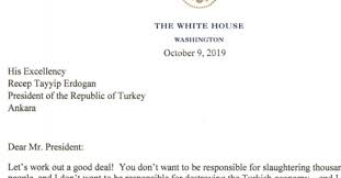In this article, learn more about how to. Read Trump S Letter To President Erdogan Of Turkey The New York Times