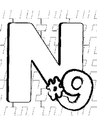 Can you work out what they all are? Letter N Coloring Page