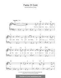 Her father was the best fisher in the village and. Fields Of Gold Von Sting Noten Auf Musicaneo