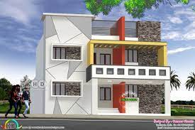 Modern Style 6 Bedroom House In Tamilnadu House Small House Design House Front Design
