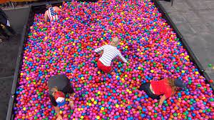 Watch 4 Today Fans Plunge Though Ball Pit For 25 000 Prize Ball Pit Kids Ball Pit Ball