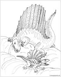 The site is still being developed, so more dinosaurs will be added each week. Dimetrodon Dinosaur Coloring Pages Dinosaurs Coloring Pages Free Printable Coloring Pages Online