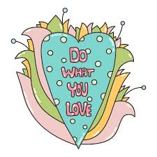 Do What You Love Drawing Quotes Word Doodles Doodle Drawings