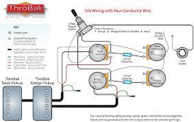 This a standard wiring diagram for dual humbucker gibson style guitars. Throbak 50 S 4 Conductor Wiring Throbak