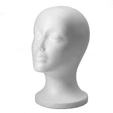Female Foam Mannequin Head Model Hat Wig Display Stand Rack White Wish Mannequin Heads Wig Display Wig Accessories