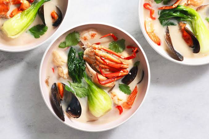 Tom Yum Seafood Soup
