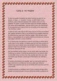 Carta A Mi Madre Amozoc