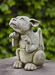 Scraps Dragon Garden Ornament Sculp Ceramics Dragon Garden Garden Statues Dragon Statue