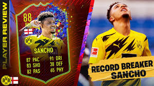 Большой пак лиц от фэйсмэйкера fcb17. So Good 88 Record Breaker Jadon Sancho Review Fifa 21 Ultimate Team Youtube