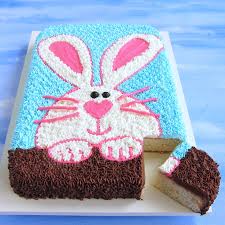 See more ideas about cake designs, cake, cupcake cakes. Easter Bunny Cake Easy Sheet Cake Design Hungry Happenings