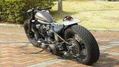 81 Shovel Custom Built By K M Motorcycles Of Japan Bobber Harley Davidson Bikes Harley Davidson