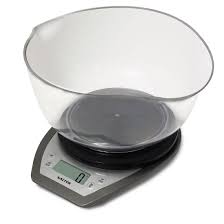 This is a digital kitchen scale. Salter Electronic Kitchen Scale With Dual Pour Mixing Bowl Lawazm Ù„ÙˆØ§Ø²Ù…