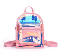 Plastic Doorzichtige Mini Pvc Tassen Rugzak, Glitter Cartoon Kleine  Helderblauwe Rugzak Groothandels, Transparante Duidelijke Rugzak Groot