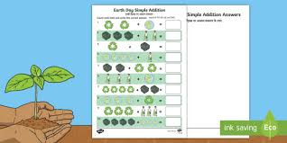 World earth day quotes in hindi. Earth Day Simple Addition Counting Worksheet Worksheet English Hindi