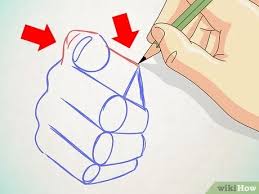 Sketch rectangles for each finger segment and spheres for joints to build the hand shape. How To Draw A Pointing Hand 14 Steps With Pictures Wikihow