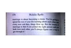 Marriage quote &lt;3 - Nicholas Sparks | Love of Marriage ... via Relatably.com