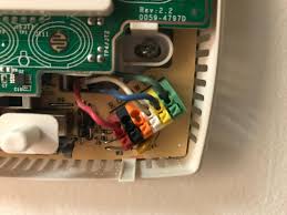 The thermostat control has 5 connecting pins you can solder wires to. Y Wire At The Thermostat But Not At The Control Board Ecobee