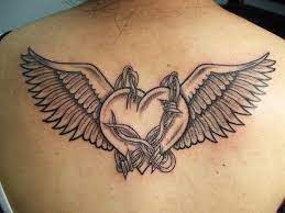 Angel Wings Tattoo Design Heart With Wings Tattoo Wings Tattoo Broken Heart Tattoo