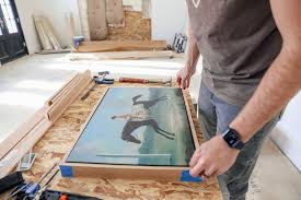Custom sized canvas floater picture frames are now available. How To Diy Canvas Floater Frame Chris Loves Julia