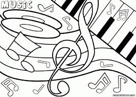 It was so fun to. Marvelous Free Printable Music Coloring Pages Azspring