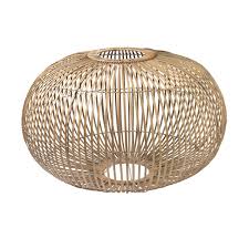 Broste Lampenschirm Zep O68x42cm Natur Lampenschirm Bambus Lampe