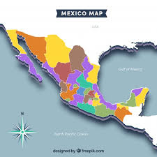 Map of battle of calderón, jalisco (1810) 1837 map of lake chapala (by h.g. Free Vector Flat Mexico Map Background