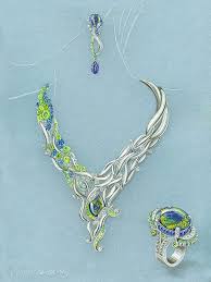 11e42718937397 562d1e05477fa Jpg 600 799 Art Jewelry Design Jewelry Illustration Jewellery Sketches