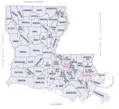 Paroisse des rapides) is a parish located in the u.s. City And Parish Map Of Louisiana