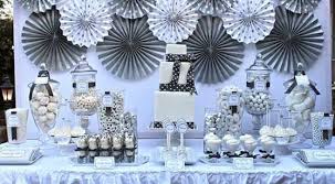 Popular milestone anniversaries include the 1st, 5th, 10th, 25th, and 50th, with each year having its own theme. Pin By Bellenza On Silver Themed Party New Years Party Themes 25th Wedding Anniversary Anniversary Decorations
