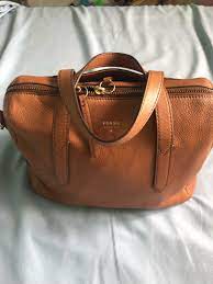 Fossil vintage revival reissue weekender satchel camel brown tote bag vrv vri #fossil #satchel. Fossil Sydney Satchel In Camel Women S Fashion Bags Wallets Cross Body Bags On Carousell